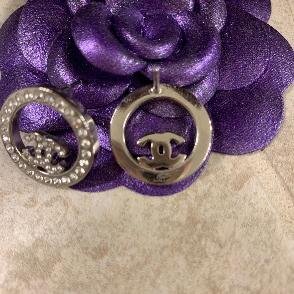 Chanel stud earrings